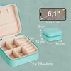 Relaxdays Schmuckkästchen, kleine Schmuckaufbewahrung, Produktbild-Vorschau 4