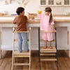 Houten Montessori leertoren: ruimtebesparend, inklapbaar & Productafbeelding-voorbeeld 9