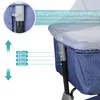 Lit d'appoint réglable en hauteur Lit bébé avec roulettes Voir les images du produit 5