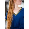 Wikinger Tunika Damen Blau "Matilda" XXL Produktbild-Vorschau 6