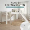 Homestyle4u Hochbett 90x200 mit Rutsche und Lattenrost Produktbild-Vorschau 5