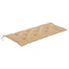 vidaXL Banc de jardin pliable avec support 118 cm bambou Voir les images du produit 4