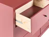 BELIANI Komoda burgundowa 6 szuflad drewniana szafka styl Podgląd zdjęcia produktu 6