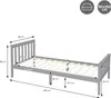 ML-Design letto in legno per bambini 90x200 cm grigio Anteprima dell’immagine prodotto 6