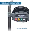 Close-up of a pressure washer's nozzle storage area and hose. Produktbild-Vorschau