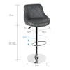 2er Set Barhocker Barhocker Kunstleder höhenverstellbar Produktbild-Vorschau 2