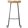 vidaXL Gavin Barhocker 2 Stk. Massivholz Mango -  Barhocker Produktbild-Vorschau 4