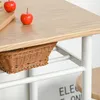 Zestaw barowy, 3 elementy, biały, stolik barowy i 2 stołki Podgląd zdjęcia produktu 10