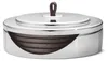 Georg Jensen MANHATTAN COASTER Set Edelstahl Leder 4 Stück Podgląd zdjęcia produktu 1