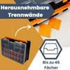 2er Set Sortimentskasten Doppelseitig mit verstellbaren Produktbild-Vorschau 4