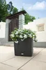 LECHUZA Pot de fleurs CUBE Cottage 50 Granit | Pot de Voir les images du produit 7