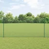 vidaXL Geschweißter Drahtzaun mit Pfosten 25 x 1,5 m Grün Produktbild-Vorschau 2