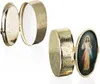 Wunderschöne Rosenkranz Dose / Metalletui Oval 5x3cm Produktbild-Vorschau 1