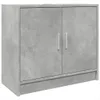 A concrete-effect cabinet with two doors and silver handles. Produktbild-Vorschau