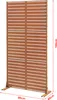 Cloison 'Nodepp' acier corten 180 x 90 cm rouille noble Voir les images du produit 3