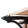A close-up view of the corner of a pergola canopy and its supporting structure. Produktbild-Vorschau