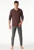 Schiesser Herren Schlafanzug lang dunkelblau Serie 95/5 Produktbild-Vorschau 6