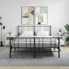 vidaXL Nachttische 2 Stk. Hochglanz-Weiß 40x35x47,5 cm Produktbild-Vorschau 2