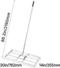 VEVOR Rasenebnungsrechen, Rasenebner mit 83,9 cm Griff, Produktbild-Vorschau 7