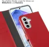 Custodia a libro in vera pelle Selencia per Samsung Galaxy Anteprima dell’immagine prodotto 4