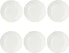 6er Set Kuchenteller TIFFANY WHITE weiß rund D. 19cm aus Produktbild-Vorschau 1