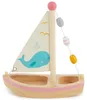 Bieco barca a vela giocattolo per bambini - barca in legno Anteprima dell’immagine prodotto 1