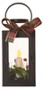 LED Deko – Weihnachtslaterne mit Kerze, schwarz, 20 cm, 3x AAA, Innen, Vintage Produktbild-Vorschau