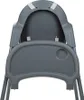 A top-down view of a grey high chair. Produktbild-Vorschau