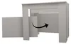Fortino - Console extensible 91x50/250 cm en mélaminé taupe Voir les images du produit 4