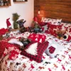 SCANquilt povlečení KLASIK sobi bíločervenohnědá 100% Náhled obrázku produktu 3