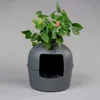 Katzenklo Flower XXL, verborgenes Katzenklo (Anthrazit) Produktbild-Vorschau 1