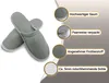 Frottierslipper 10er Set, 100% Polyester, uni, grau Produktbild-Vorschau 5