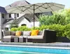 Outsunny Doppelsonnenschirm 436 x 260 cm UV Schutz Stahl Produktbild-Vorschau 14