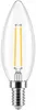 2 x LED Filament C35 Kerze 4W = 40W E14 klar 470lm warmweiß Produktbild-Vorschau 2