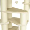 Kratzbaum Vancouver beige ca. 65x55x140 cm mit Kuschelhöhle Produktbild-Vorschau 13