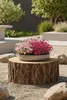 Vaso da fiori ORYVEN in fibra di vetro, grigio cemento, 30 Anteprima dell’immagine prodotto 2
