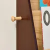 SoBuy Detská knižnica Úložný nábytok s 4 policami Svetlé Náhľad obrázku produktu 7