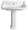Kerasan WALDORF Keramik-Waschtisch 80x55cm, weiß Produktbild-Vorschau 11