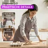 EllaTex Schürze Kochschürze Latzschürze 100% Baumwolle Produktbild-Vorschau 4
