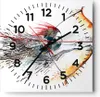 Wanduhr - Quadrat - Glasuhr - Bogen Pfeil Ziel Genauigkeit Produktbild-Vorschau 1