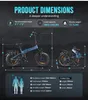 20 ZOLL Elektrofahrrad E-BIKE 15AH Klapprad Fatbike Produktbild-Vorschau 7