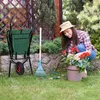 Brouette de jardin légère pliable, brouette avec roues en Voir les images du produit 8