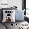 Trendation - Du Bist Der Shit Lustige Deko-Kissen mit Produktbild-Vorschau 2