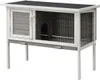 Holzkäfig auf Beinen für Kaninchen und Nager - L 91 x B 45 Produktbild-Vorschau 1