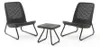 Allibert Rio Patio, Schwarz, Grau, Polypropylen (PP), 38 Produktbild-Vorschau 1
