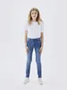 NAME IT Mädchen Nkfpolly Dnmtax Pant Noos Hose, Medium Blue Produktbild-Vorschau 2
