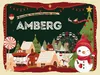 vianmo Holzschild 30x40 cm Weihnachtsgrüße aus AMBERG Produktbild-Vorschau 1