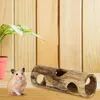 Bambus-Tunnel-Röhrenspielzeug für Hamster zum Spielen mit Produktbild-Vorschau 4