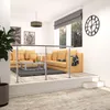 AICA Handlauf 200cm Geländer 3 Querstäbe Treppengeländer Produktbild-Vorschau 2