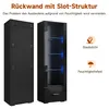 SONNI 55x35x172cm Vitrinenschrank mit LED beleuchtung und Produktbild-Vorschau 5